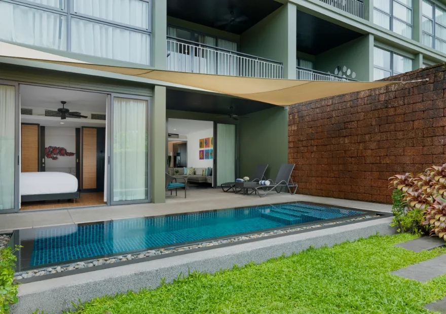 Четырёхместный люкс Pool с 2 комнатами в Anantara Mai Khao Phuket Villas
