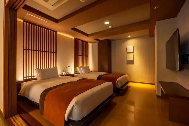 Japanese-Western Style Open-Air Bath room