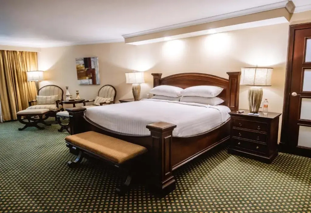 1 Bedroom Presidential Double Suite full double bed