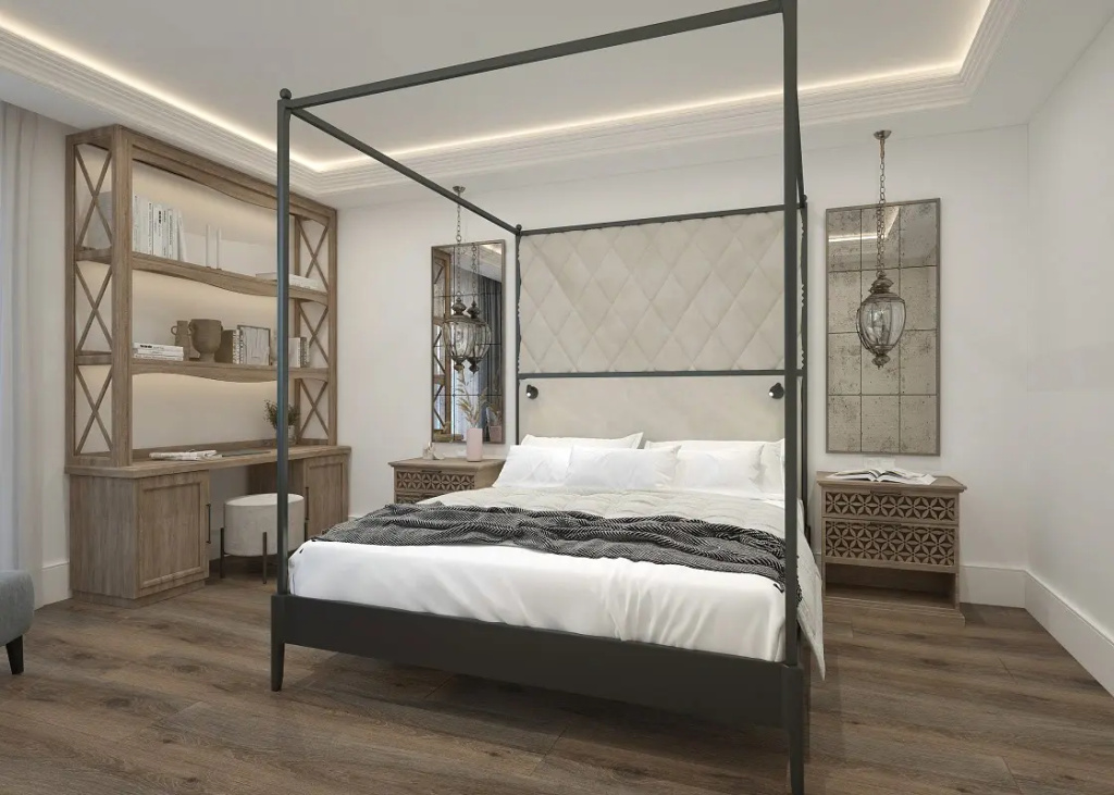 Panorama Prestige Double Suite full double bed