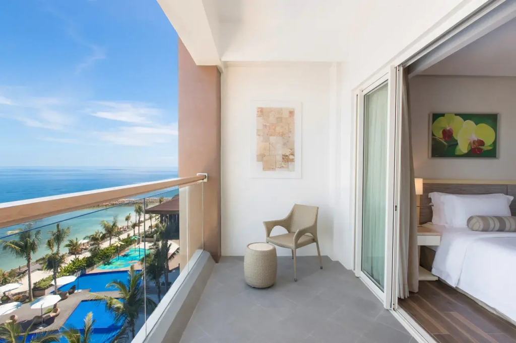 Family Double room with sea view (twin beds)