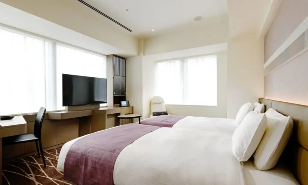 Corner Double room (twin beds)
