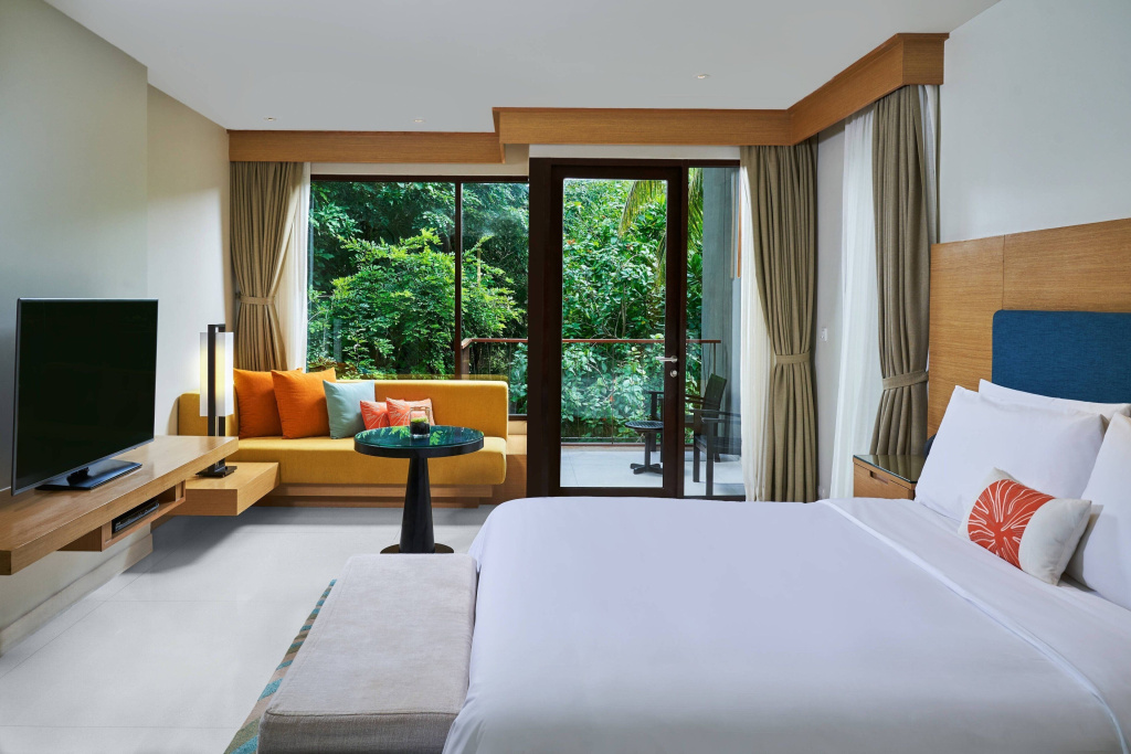 1 Bedroom Double Suite with balcony and with garden view (full double bed)