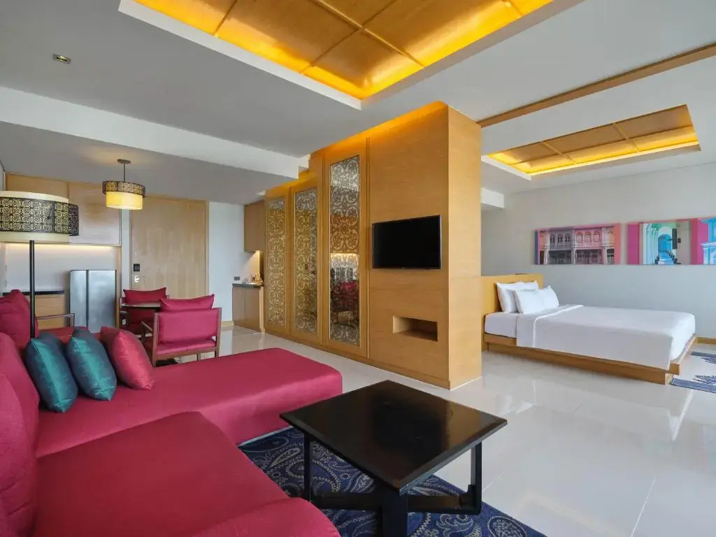 Double Suite with sea view full double bed