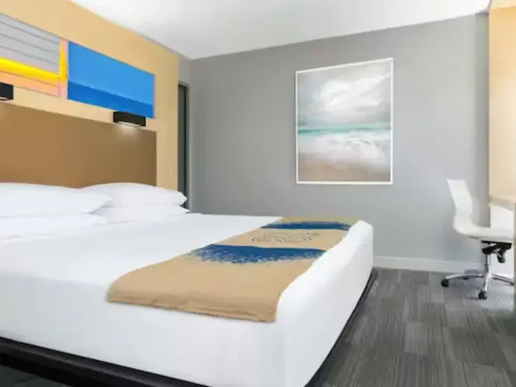 Accessible Double Suite with balcony full double bed