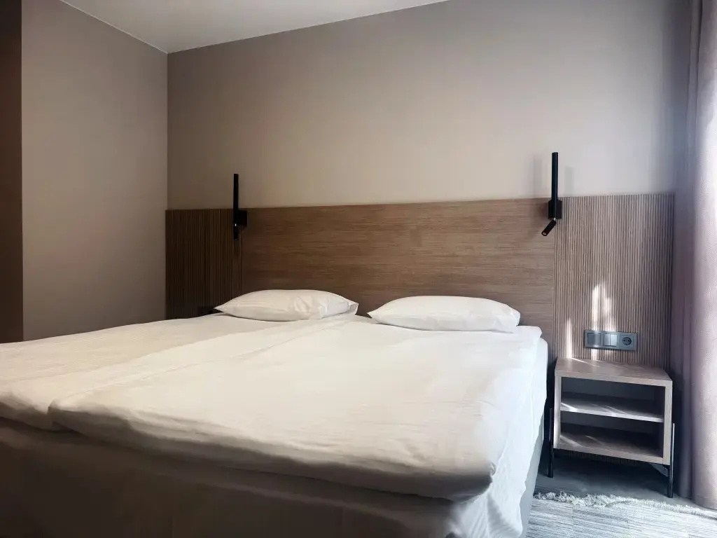 Magnoliya Hotel Room Type - Double Junior Suite with city view full double bed