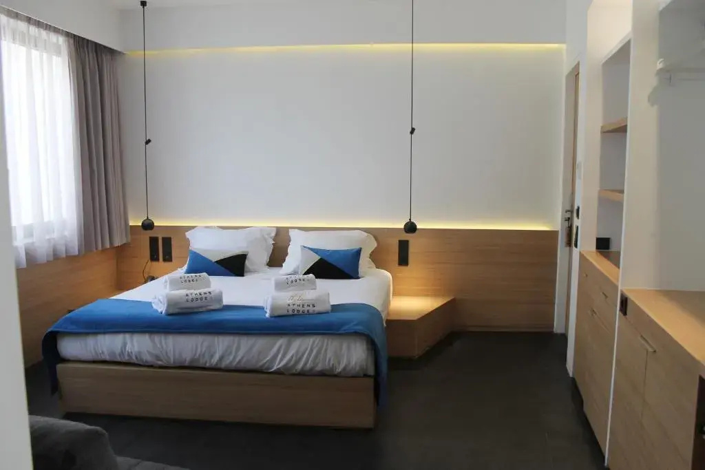 The Athens Lodge Veranda Double Suite with city view (full double bed)