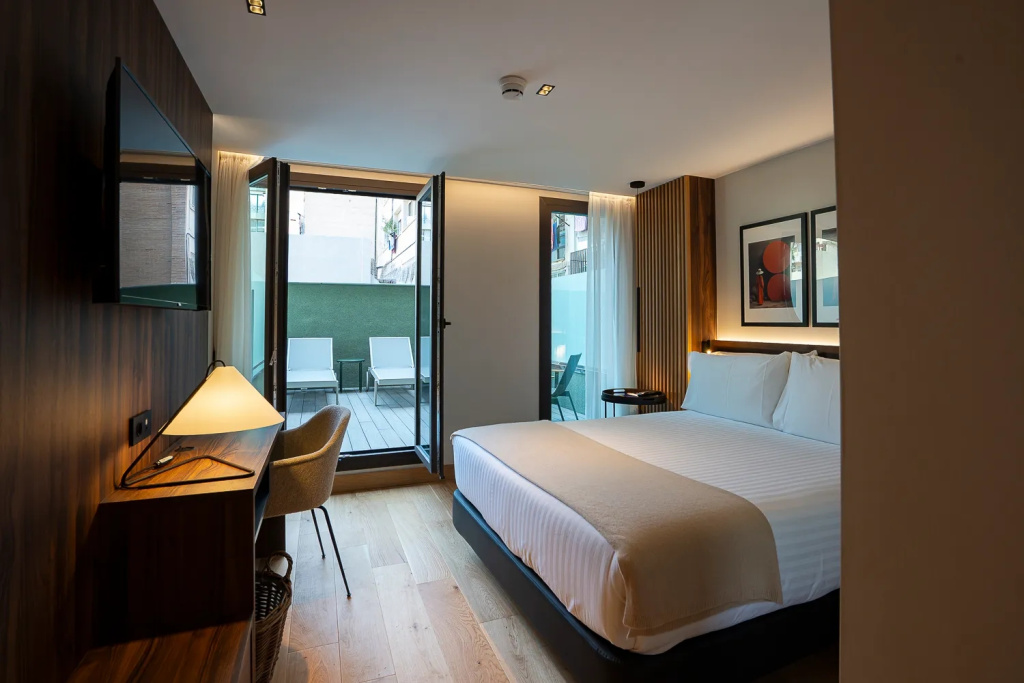 Terrace Double room (full double bed)