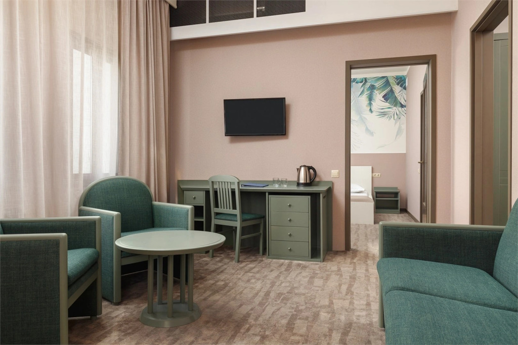 Полулюкс с 2 комнатами в Самшитовая роща