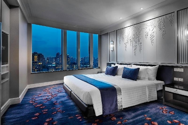 Двухместный люкс Grande Corner двуспальная кровать в Grande Centre Point Sukhumvit 55