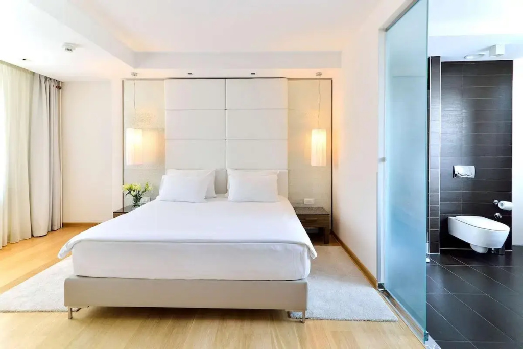 Presidential Double Suite with city view full double bed