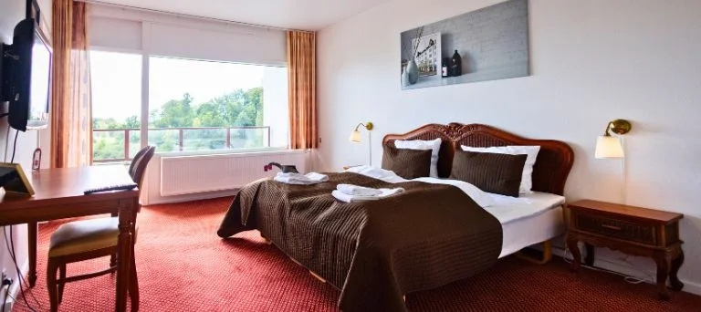 Standard Double room with lake view (full double bed)