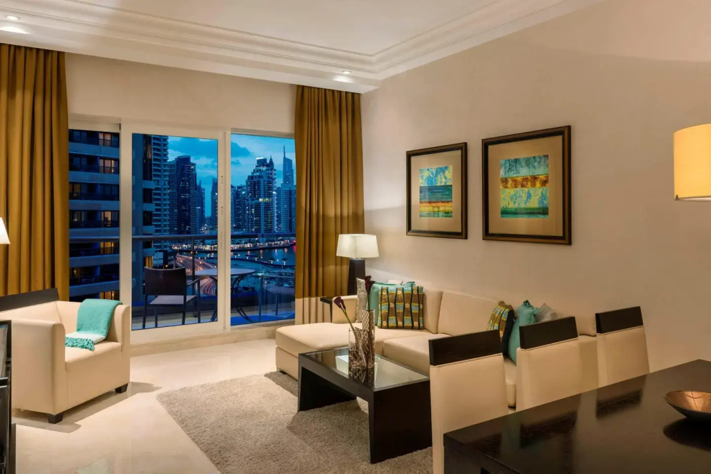 Люкс Grosvenor в Grosvenor House, a Luxury Collection Hotel, Dubai