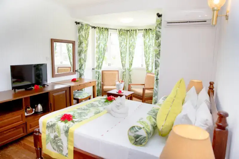 Yellow Double House, bed type is subject to availability, full double bed room photo 1