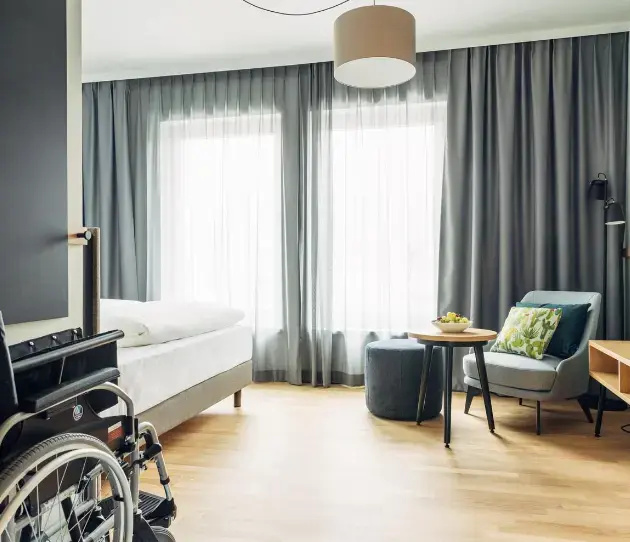 Barrier-Free Double room (twin beds)