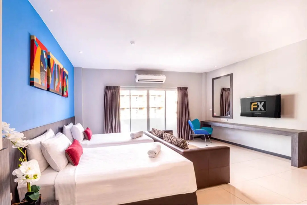 FX Hotel Pattaya - Chambres