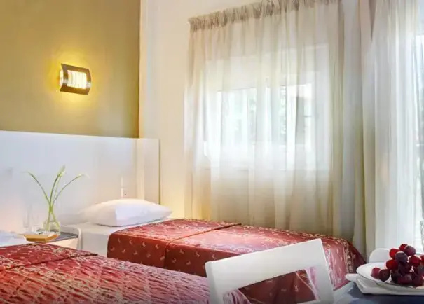 Double room twin beds
