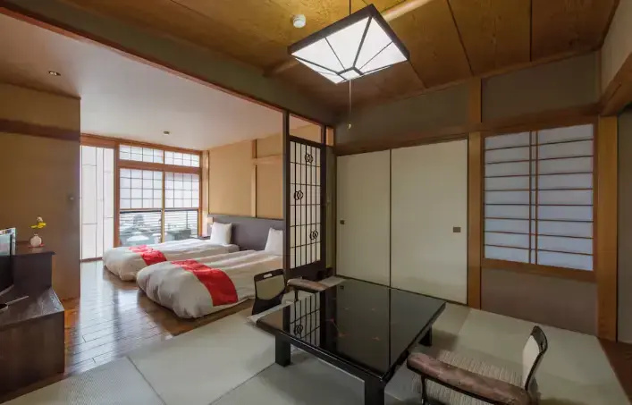 Iori with Partial Open-Air Hot Spring Bath (Main Building) Double room (twin beds)