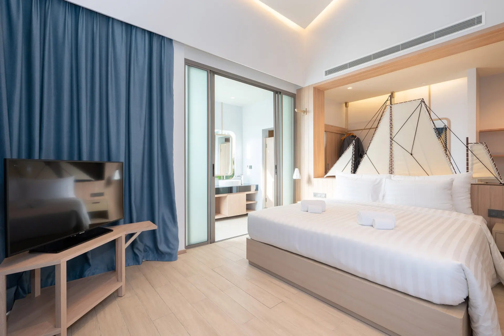Двухместная Pool вилла (двуспальная кровать) в Panwaburi Beachfront Resort
