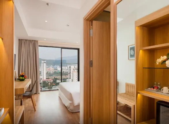 Двухместный номер Deluxe с видом на город двуспальная кровать в Nagar Hotel Nha Trang