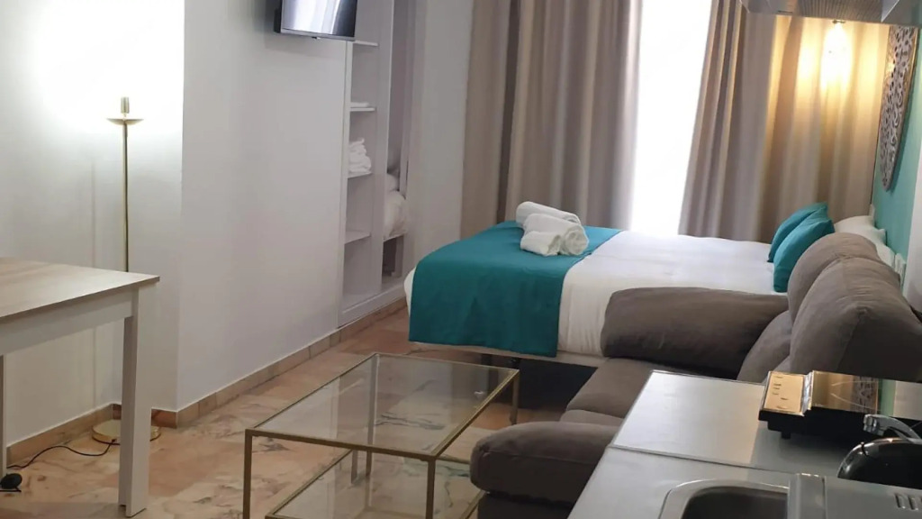 Двухместная студия 2 отдельные кровати в Hotel y Apartamentos Doña Lola