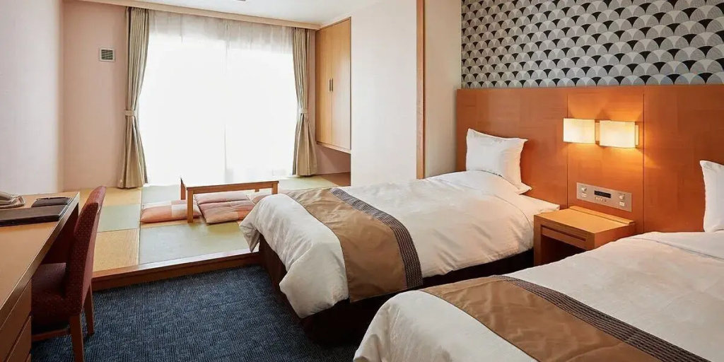C-1 Type Japanese-Western Double room (twin beds)