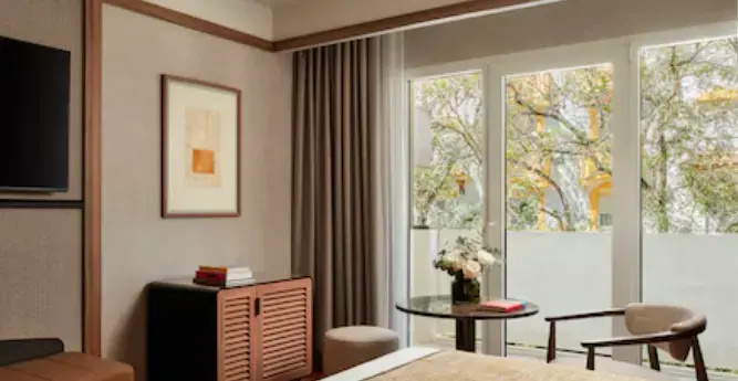 Superior Terrace Double room with pool view (full double bed)