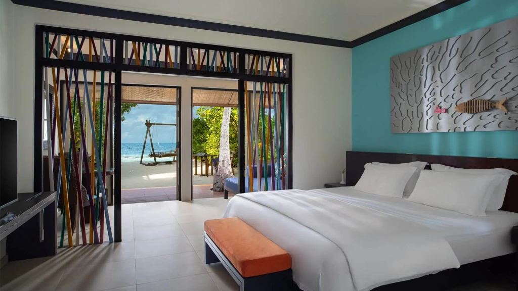 Double Beachfront Villa Sunset (full double bed)