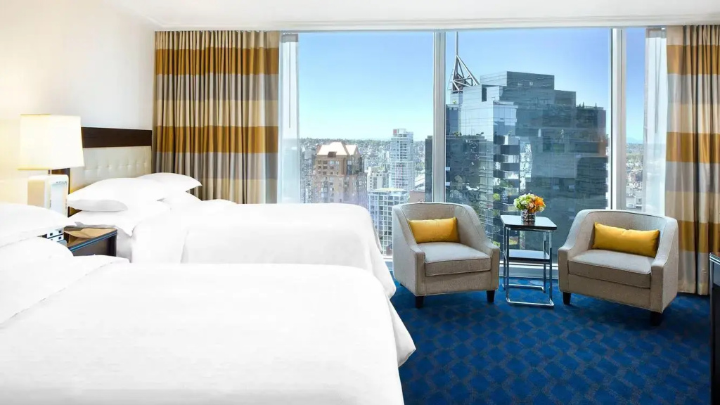 Sheraton Vancouver Wall Centre - Chambres