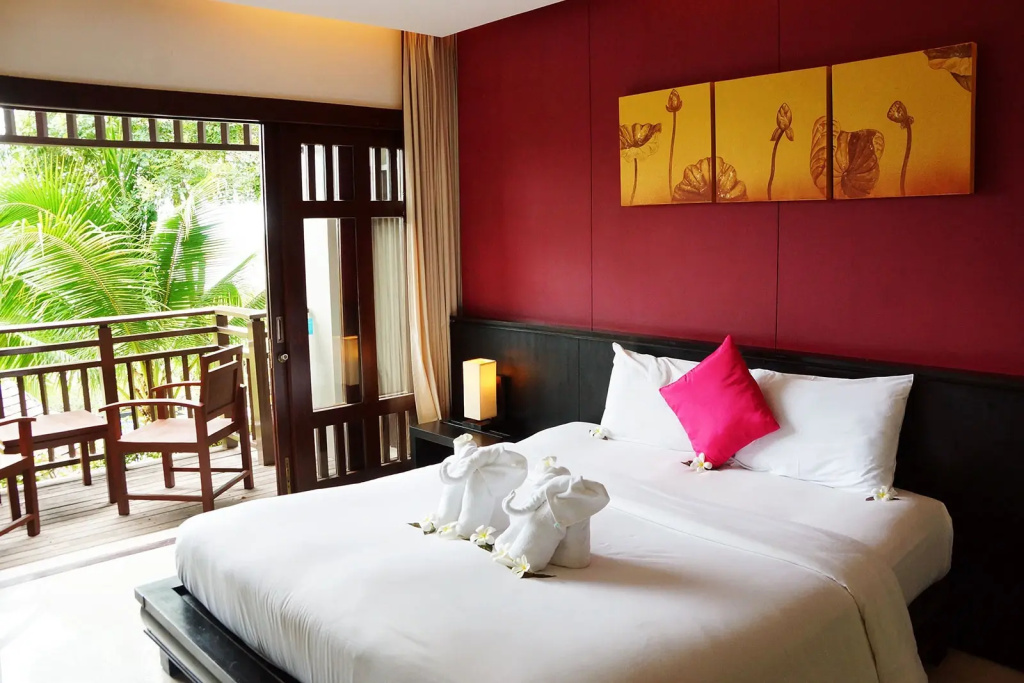 Deluxe Double room with ocean view (full double bed)