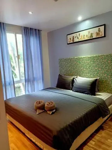 Двухместные апартаменты Deluxe двуспальная кровать в Atlantis Condo Pattaya by Panissara