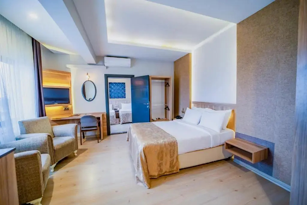 Family room with sea view