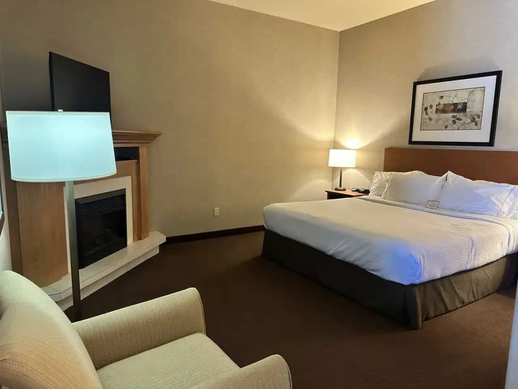 1 Bedroom Fireplace Double Suite (full double bed)