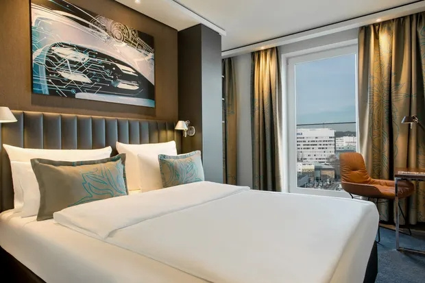 The One Accessible Double room (full double bed)
