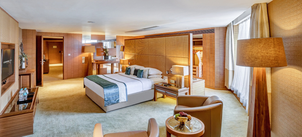 Neptune Double Suite City Facing (full double bed) (bed type is subject to availability)