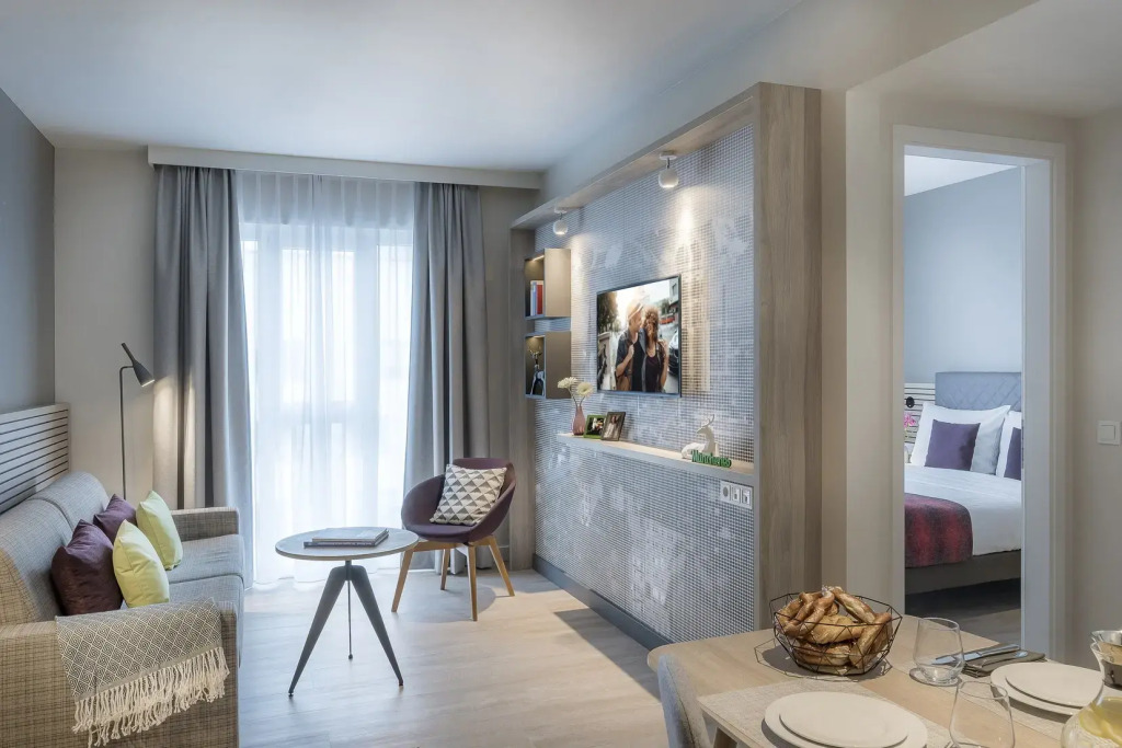 Двухместные апартаменты Executive c 1 комнатой двуспальная кровать в Citadines Arnulfpark Munich