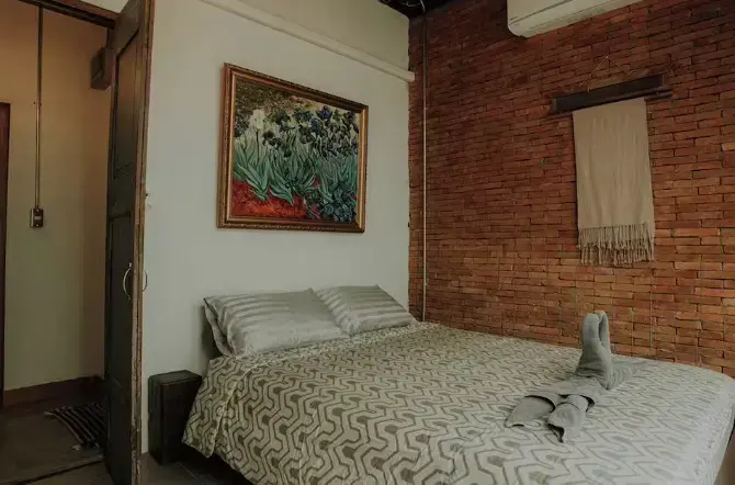 Virojpet Double Villa with river view (twin beds)