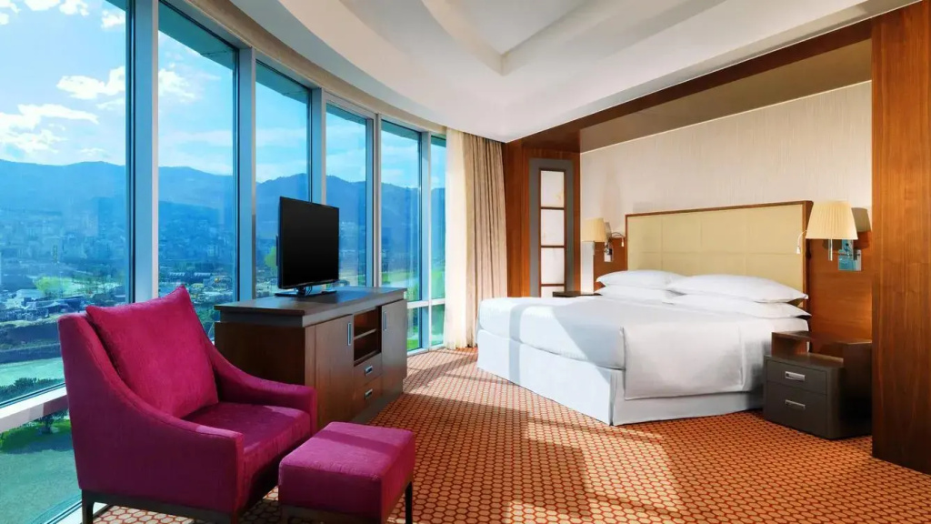 Deluxe Double Club Level room with city view (full double bed)
