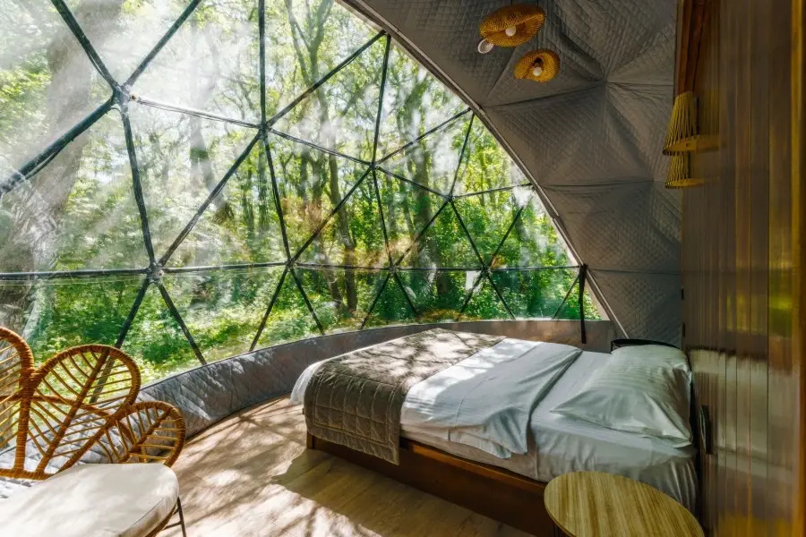 Double Glamping (full double bed)