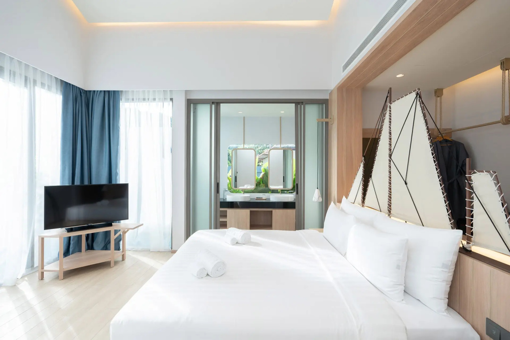 Двухместная Pool вилла (двуспальная кровать) в Panwaburi Beachfront Resort