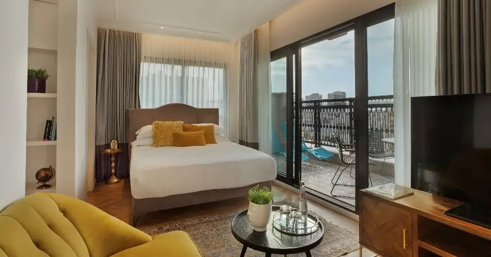 Double Studio Terrace Room (full double bed)