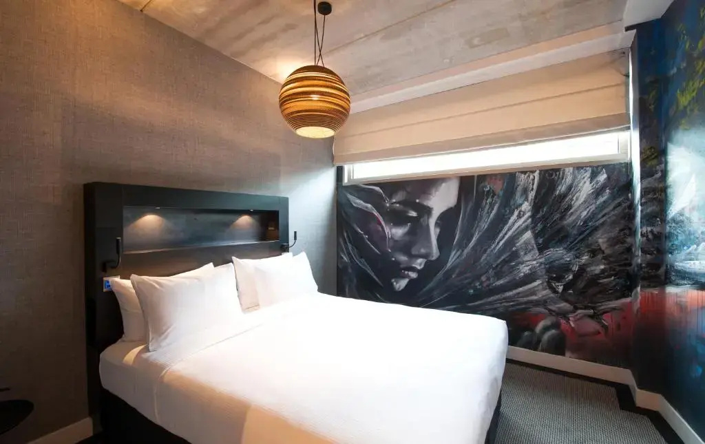 Guest  Amsterdam street art Double room (full double bed)