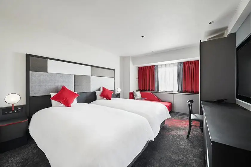 Dotonbori View Double room (twin beds)