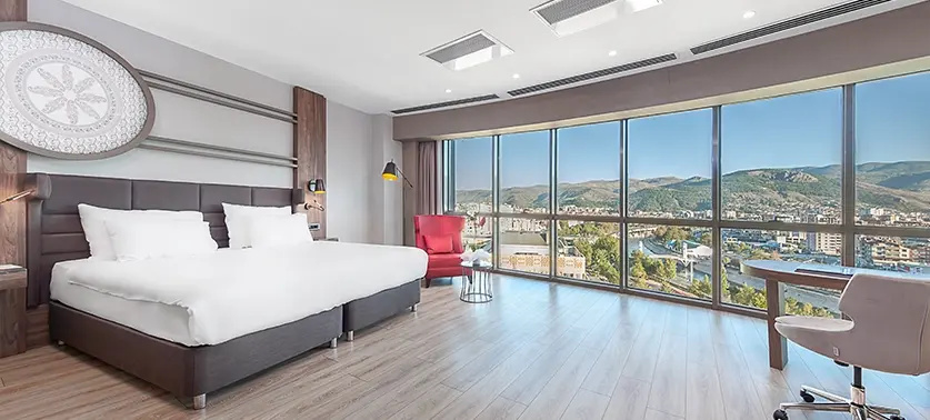 Deluxe Double room with city view (full double bed)