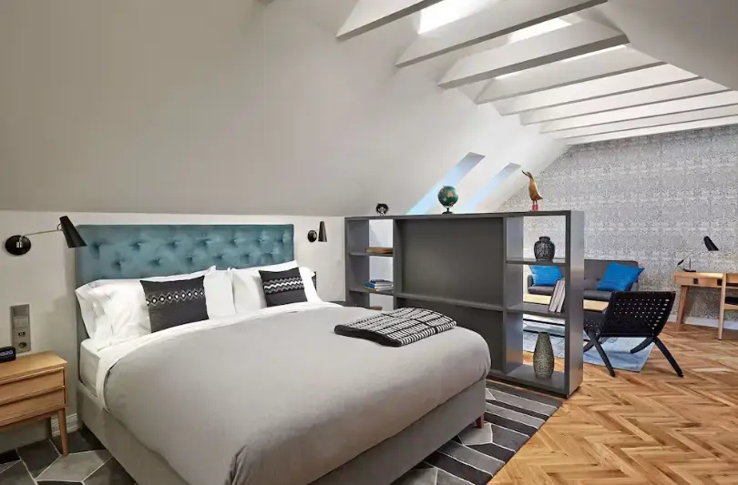 Double Loft Suite full double bed