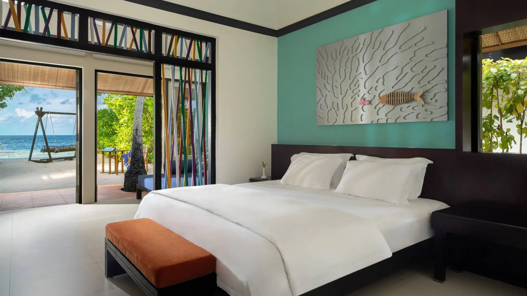 Rainmist Double Beachfront Villa (full double bed)