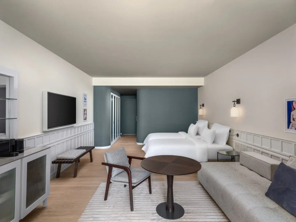 Deluxe Triple room with garden view