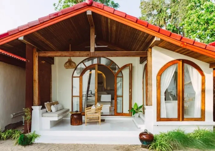 Двухместный люкс Beachfront двуспальная кровать в Zazen Boutique Resort & Spa