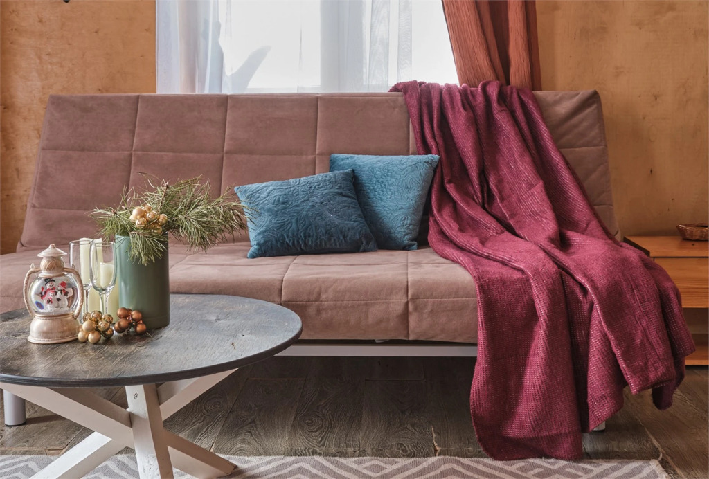 Двухместный номер Делюкс с камином двуспальная кровать в Сарай Сараев