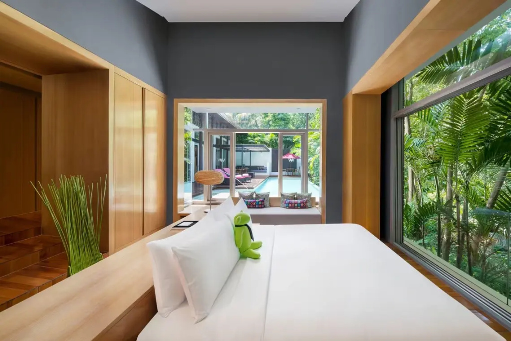 1 Bedroom Escape Double Private Pool Villa with garden view (full double bed)